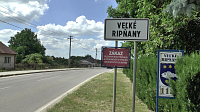 VEĽKÉ RIPŇANY - tabuľa vstup do obce