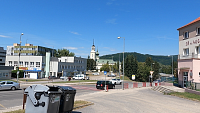 POVAŽSKÁ BYSTRICA - pohľad na časť mesta