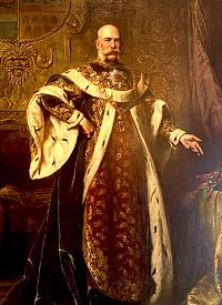 Císař, otec vlasti, narozdíl od své ženy Sisi diety rozhodně nedržel.