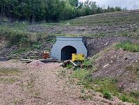 Vchod do důlní šachty lomu Terezie 1