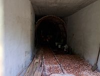 Vchod do důlní šachty lomu Terezie 4