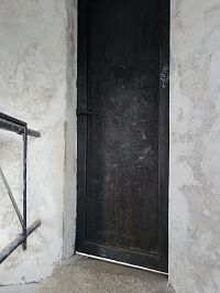 Vstupní dveře na ochoz rozhledny