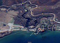 Sv. Naum a prameny Drinu na Google maps © google maps