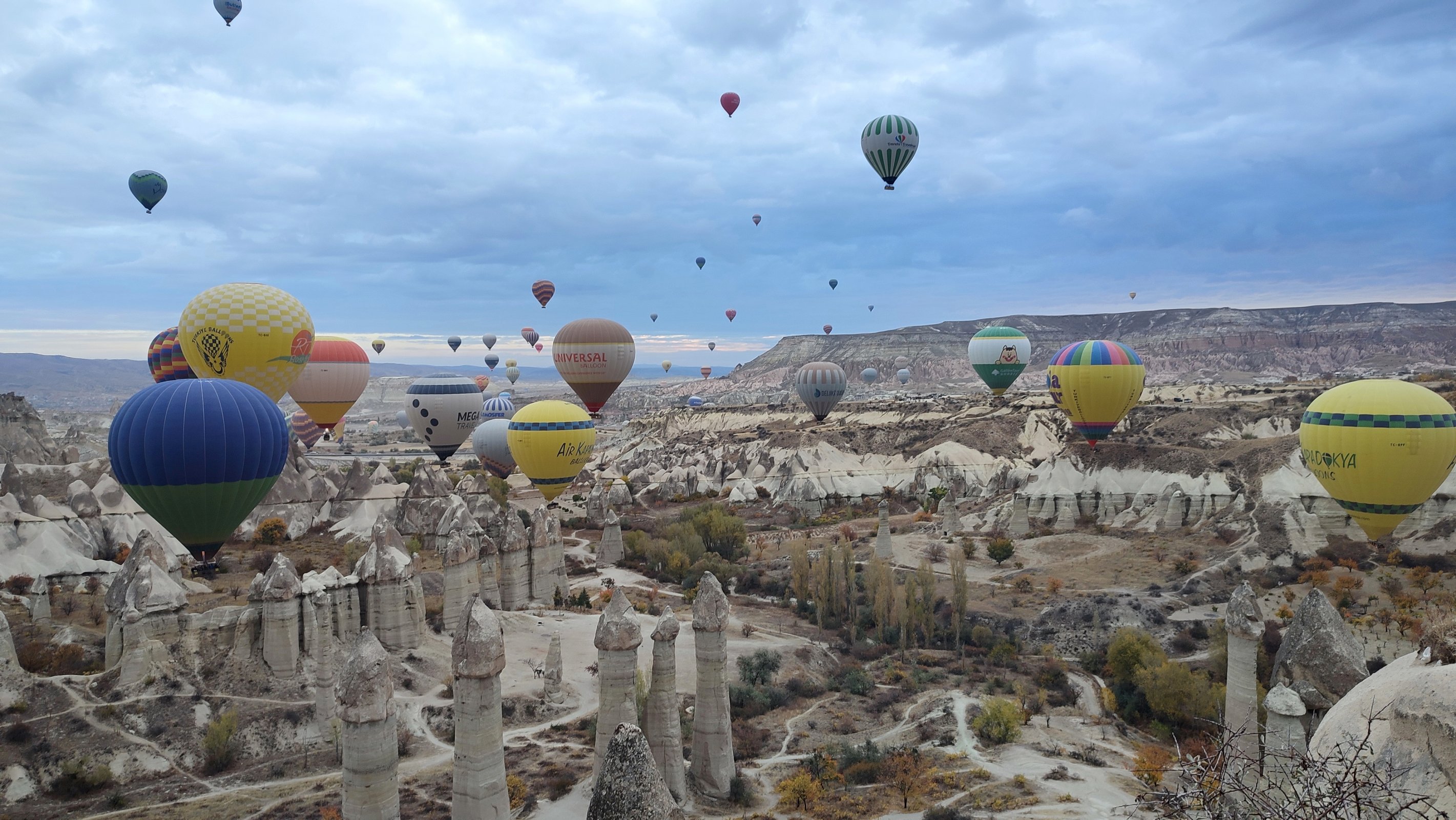 KAPPADOKIE (CAPPADOCIA) - HORKOVZDUŠNÉ BALONY