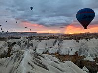 Východ slunce byl za mraky, přesto byla scenérie krásná