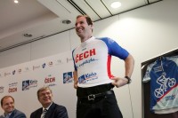 Tisková konference – Co ČECH to cyklista (zdroj: www.csmtbteam.cz)  