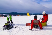 Snowkiting na Božím Daru