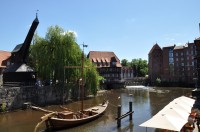 Blick ueber das Lueneburger Wasserviertel mit Altem Kran, zdroj © Lüneburg Marketing GmbH