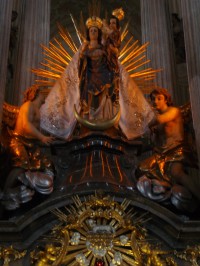 P. Maria v Santiniho kostele v Křtinách
