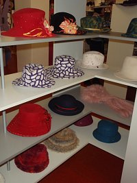 expozice klobouků v Novém Jičíně