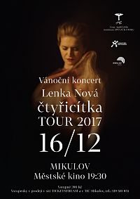 Vánoční koncert s Lenkou Novou a její Čtyřicítkou v Mikulově