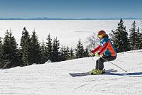 Foto: lyžování na Hochfichtu nabízí i jedinečný pohled na Alpy