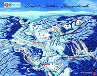 Ski areál Ostružná - mapa