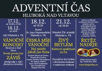 Advent v okolí Hluboké letos spojí Řetěz naděje