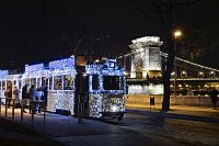 Vánoční tramvaj Budapešť © VisitHungary