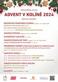 Program adventu v Kolíně, zdroj: Kolinzije.cz