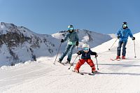 Rodinné lyžování, zdroj: Natascha Kames