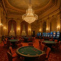 Casino Savarin, historický interier, zdroj: chatgpt