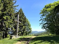Dřevěný kříž Kohútka, zdroj: Destinační společnost Valašsko