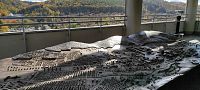 Mapa baťovského Zlína na terase, zdroj: muzeum-zlin.cz