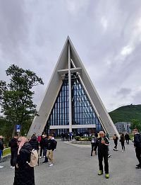 Arktická katedrála v Tromsø – Ishavskatedralen