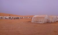 Camp Mars, ubytování ve stanech pro 3-4 osoby