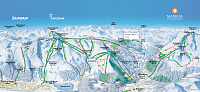 Mapa ski areálu, zdroj: davos.ch
