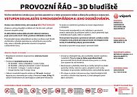 Provozní řád 3D bludiště