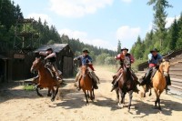 Bystřicko: Šiklův mlýn, kovbojové; zdroj foto: Mikroregion Bystřicko