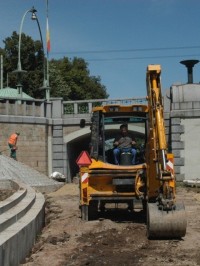 Rekonstrukce náplavek na pravém břehu Labe je v plném proudu