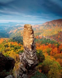 Malý Pravčický kužel; zdroj foto: České Švýcarsko o.p.s., autor foto: V.Sojka