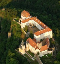 Vranov nad Dyjí - letecký pohled; autor foto: Jan Kulich