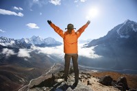 Woman at Mount Everest, National Park iStock 