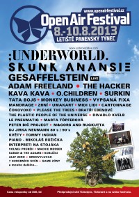 Open Air Festival potvrzuje nového headlinera-UNDERWORLD! Ceny vstupenek v předprodeji již nezvýšíme