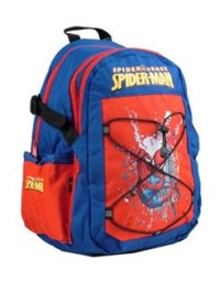 Spiderman batoh je opatřen třemi velkými kapsami na zip a boční kapsou na láhev s pitím. 990 Kč; www.snowboards.cz