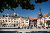 Náměstí v Eisenachu; Copy Right: © EWT-Eisenach-Markt © Thamm Fotografin Anna-Lena Thamm