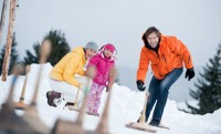 Skutečná zábava na lyžích při dovolené na rakouských statcích