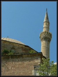 Minaret mešity Mustafa Paši 