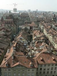 Pohled z münsteru v Bernu