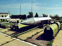 Ukázka raket - raketová základna Pervomajsk