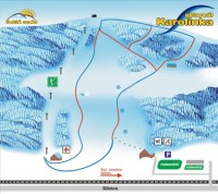 Mapa ski areál Karolinka