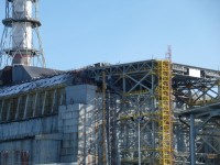 sarkofág na 4 reaktoru, jaderná elektrárna, Černobyl