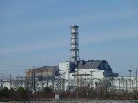 1, 2, 3, a zbytek 4. reaktoru jaderná elektrárna, Černobyl