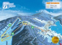 Mapa ski areálu