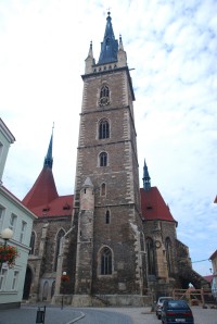 Čáslav - věž kostela sv. Petra a Pavla 