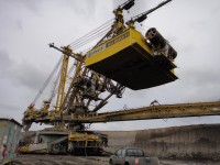 Důl ČSA - Kráčející skrývkové rypadlo KU 800