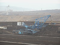 Důl Nástup Tušimice - Uhelné rypadlo K 800N