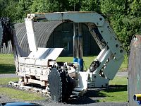 Důlní mechanizace ve venkovní expozici