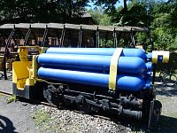 Důlní mechanizace ve venkovní expozici