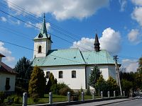 Kozlovice - Kostel sv. Michala a sv. Barbory